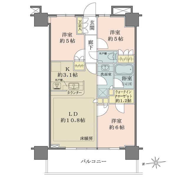 浅草タワーの間取図
