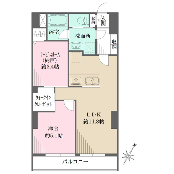 エル・アルカサルフジの間取図