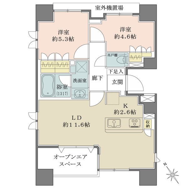 ヴェレーナ東京入谷の間取図
