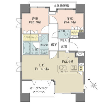 ヴェレーナ東京入谷の間取図