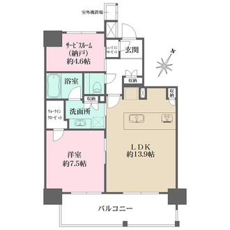 グラン・コート西日暮里の間取図