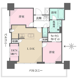 ライオンズタワー上野黒門町の間取図