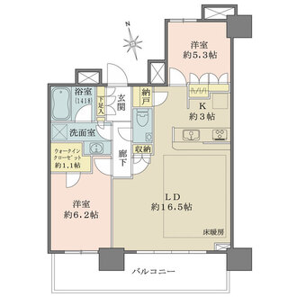 浅草タワーの間取図
