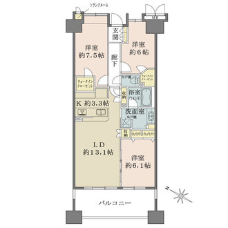 TOKIAS（トキアス）の間取図