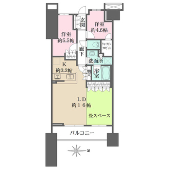 ザ・パークハウス青砥の間取図