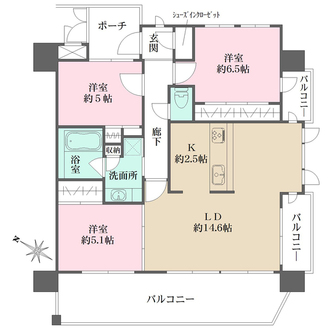 ミオカステーロ青戸の間取図