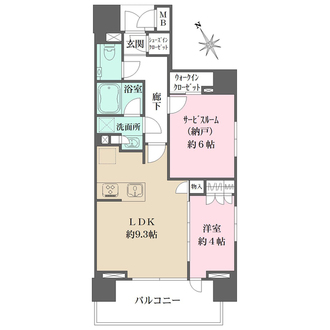プレシス田端ノワールの間取図
