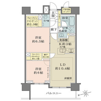 ザ・パークハウス松戸本町の間取図