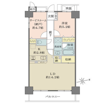 ライオンズヴィアーレ金町の間取図