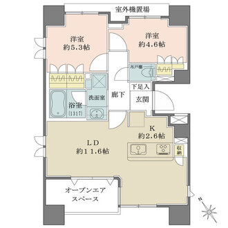 ヴェレーナ東京入谷の間取図
