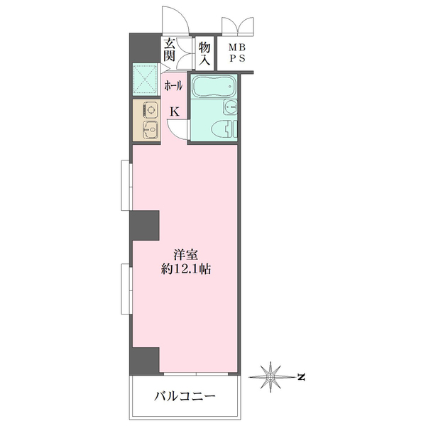 藤和ハイタウン新宿の間取図