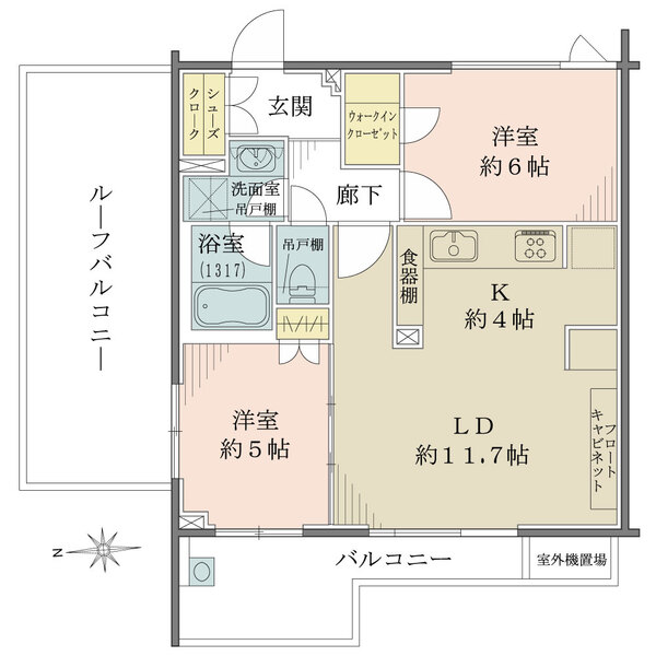 リリーゼ目白近衛町の間取図