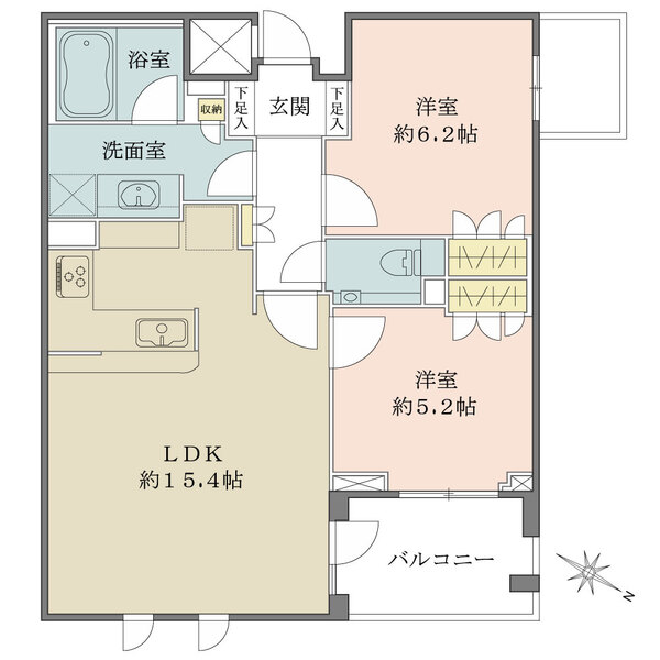 プラウド代々木上原の間取図