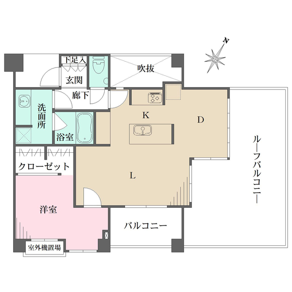 D’クラディア中野桃園の間取図