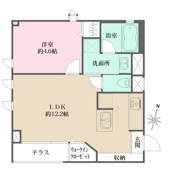 アピカ原宿の間取図