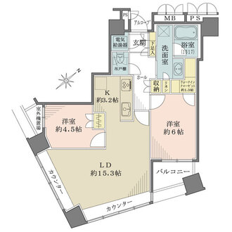 新宿アインスタワーの間取図