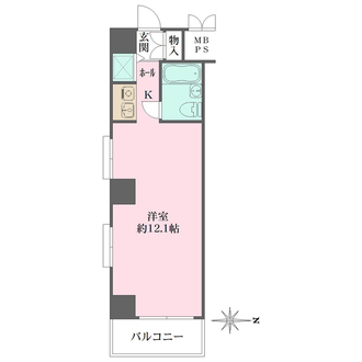 藤和ハイタウン新宿の間取図