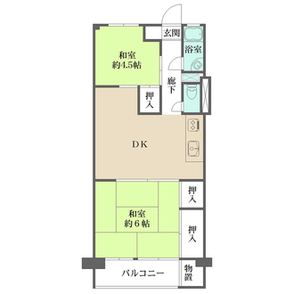 ストークマンション落合の間取図