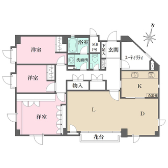 代々木上原第一マンションズの間取図