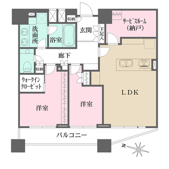 ファーストリアルタワー新宿の間取図