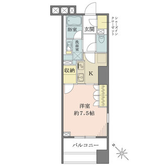 ザ・パークハウス新宿御苑西の間取図