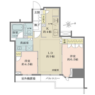 ザ・パークハウス調布の間取図