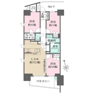 ザ・パークハウス上北沢の間取図