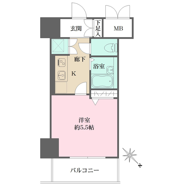アイル池袋NORTH参番館の間取図