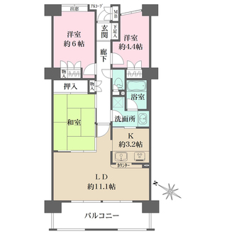 シスナブ池袋本町の間取図