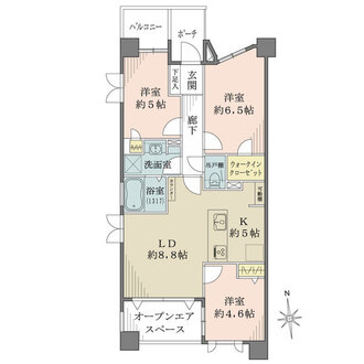 グランシティ練馬春日町IIの間取図