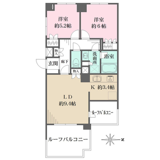 藤和シティホームズ池袋立教通りの間取図