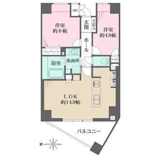 パークハウス練馬高野台の間取図