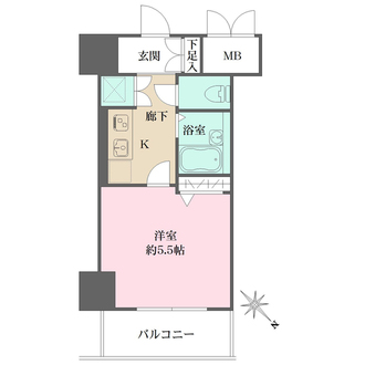 アイル池袋NORTH参番館の間取図