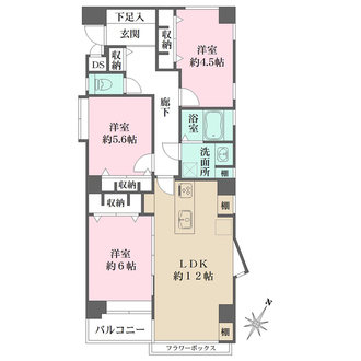 哲学堂リリエンハイムの間取図