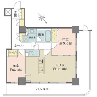 ステーションフロントタワーの間取図