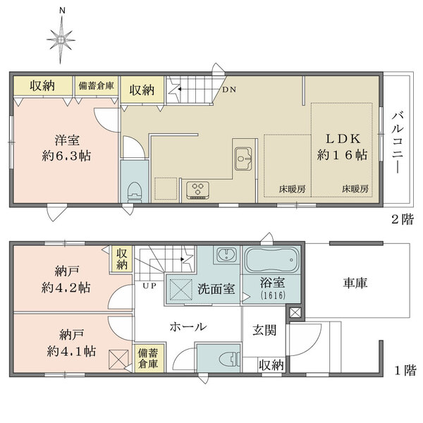 A棟の間取図