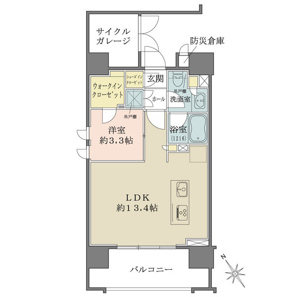 ザ・グランプルーヴ上馬の間取図