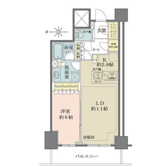 ブリリアタワー川崎の間取図
