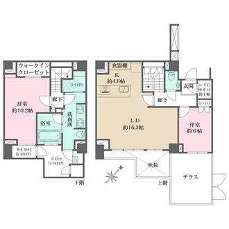 THE SANMAISON表参道の間取図