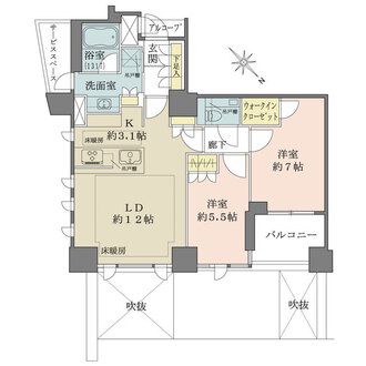 ジオ南青山の間取図