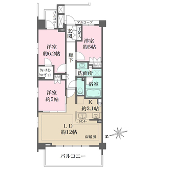 クレヴィア鷺沼の間取図