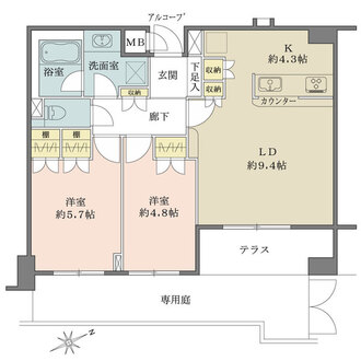 藤和シティコープ江田の間取図