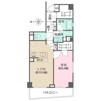 レグノ・スイート三軒茶屋の間取図