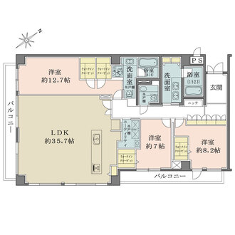 ドムス南青山の間取図