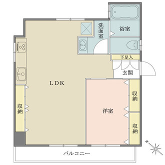 パレスマンションの間取図