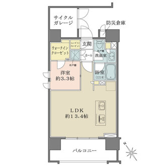 ザ・グランプルーヴ上馬の間取図