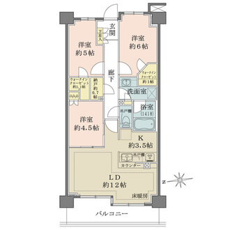 ザ・パークハウス花小金井ガーデン　II街区の間取図