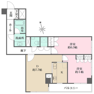 ヴィラージュ武蔵野の間取図