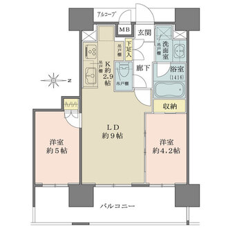 BELISTA三鷹の間取図