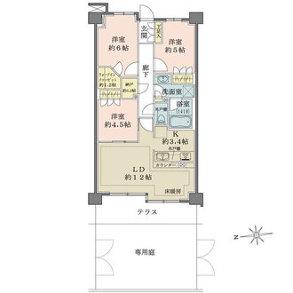 ザ・パークハウス花小金井ガーデン　I街区の間取図